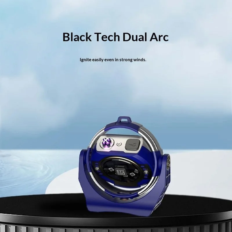 22HO0018 Lámpara de Trabajo Multifuncional para Exterior, Luz de Emergencia con Carga USB y Cabezal Magnético - Lámpara de Trabajo P7 / Azul