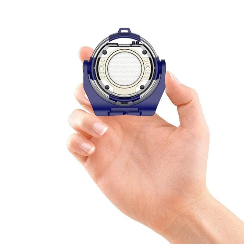 22HO0018 Lámpara de Trabajo Multifuncional para Exterior, Luz de Emergencia con Carga USB y Cabezal Magnético - Lámpara de Trabajo P7 / Azul