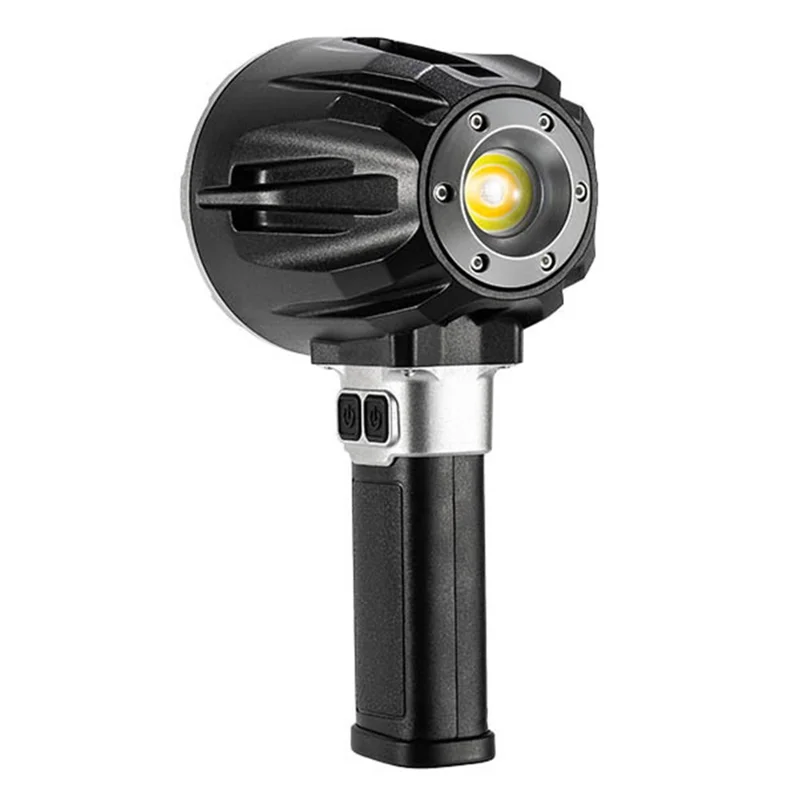 Linterna de mano W5218B tamaño S con batería integrada de 3000 mAh, luz de trabajo LED P50 + COB, lámpara de advertencia exterior