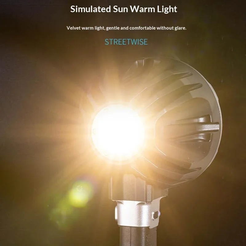 Linterna de mano W5218B tamaño S con batería integrada de 3000 mAh, luz de trabajo LED P50 + COB, lámpara de advertencia exterior