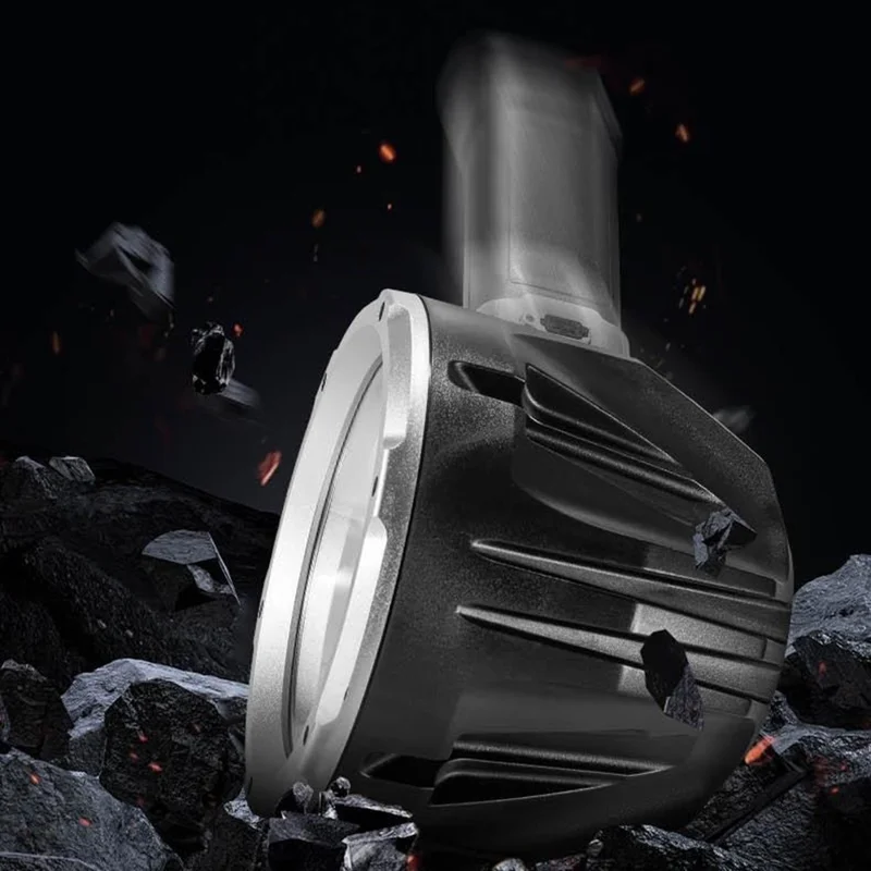 Ручной фонарь W5219B, размер L, встроенный аккумулятор 3000 мА·ч, светодиодный фонарь P50 + COB, рабочий свет, уличная сигнализация