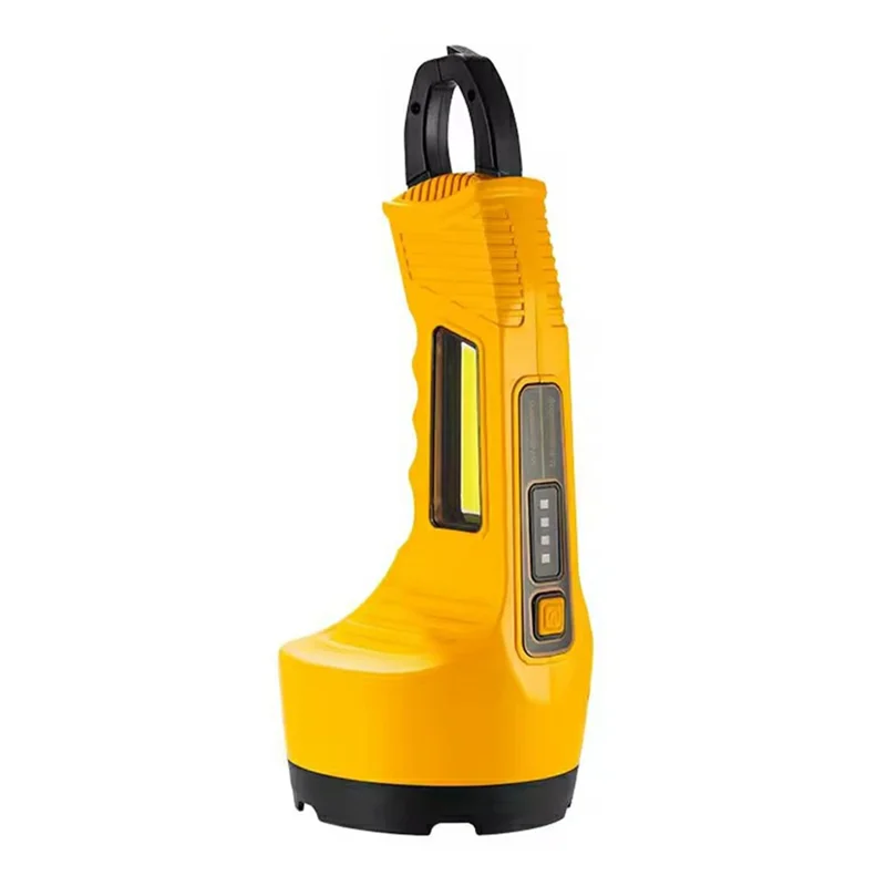 W5217 Lanterna Multifuncional LED Solar com Função de Power Bank - Amarela