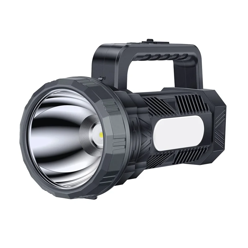 YESIDO TC12 Multifunctional Rechargeable Dual Lamp Lighting Flashlight 840LM High Power Flash Light for Outdoor Emergency - Black