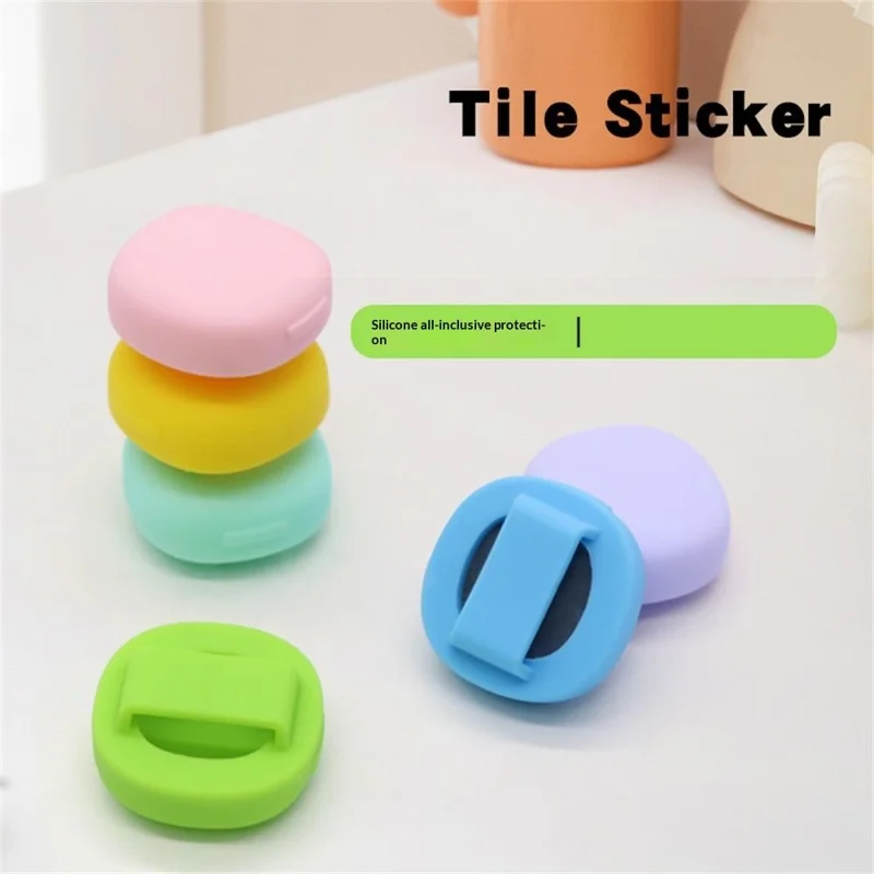 Silikonhölje för Tile Sticker (2024) Bluetooth-kompatibel hundspårrare Skydd för hundkragar Grönt