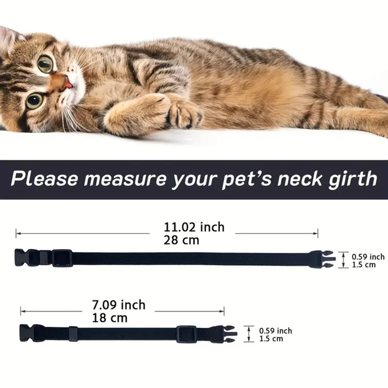 Funda de silicona para collar de gato con AirTag de Apple, soporte para rastreador con diseño de huella de pata y película protectora - Negro