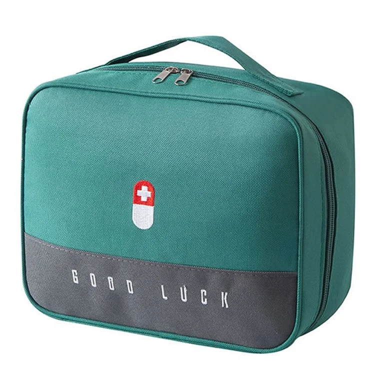 Borsa Medica Di Stoccaggio Della Medicina Della Borsa Medica Di Emergenza Del Viaggio Portatile Di Grandi Dimensioni - Verde