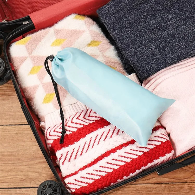 TB-0678 Petite Taille Portable Pliage Bodet Bodet Voyage Camping Randonnée Porte-eau du Porte-toile Avec Couvercle - Rose