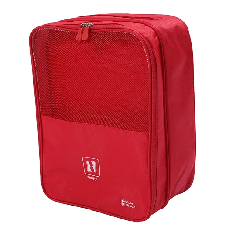 WEEKEIGHT Shoes Bag Convenient Packing Travel Bag Storage Shoes Pouch - Red