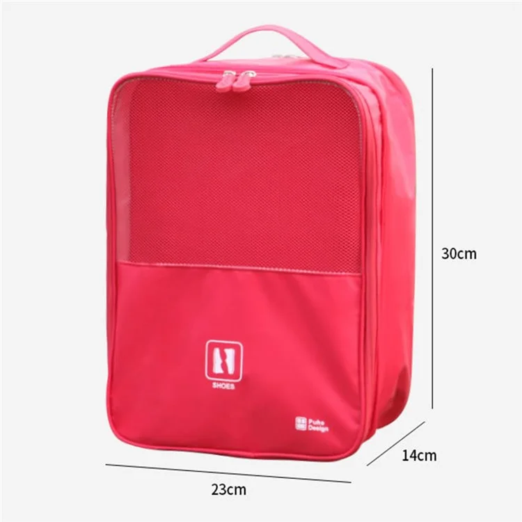 WEEKEIGHT Shoes Bag Convenient Packing Travel Bag Storage Shoes Pouch - Red