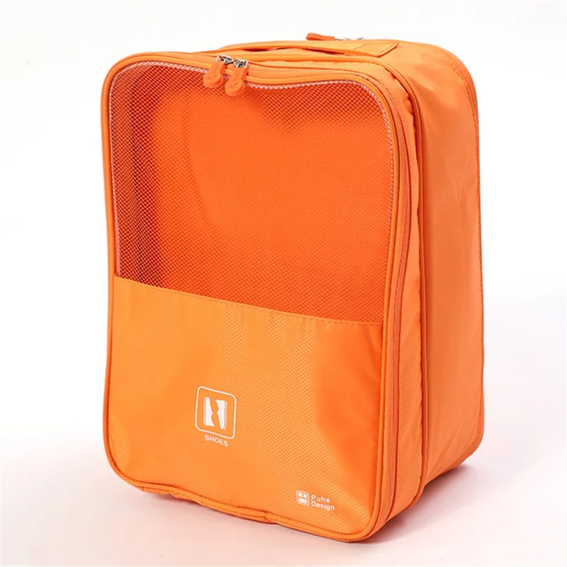 WEEKEIGHT Shoes Bag Convenient Packing Travel Bag Storage Shoes Pouch - Orange