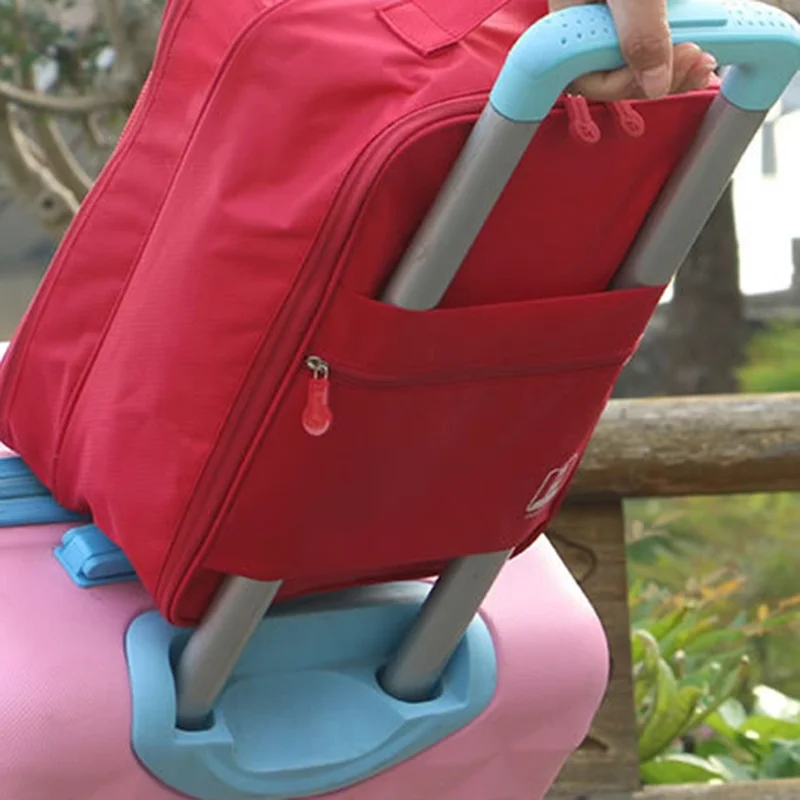 WEEKEIGHT Shoes Bag Convenient Packing Travel Bag Storage Shoes Pouch - Orange