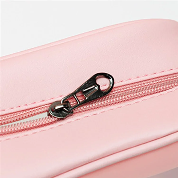 Sac de Toilette Cosmétique en PVC Sac de Voyage Imperméable Sac de Voyage pour Cadeaux et Utilisation Quotidienne, Taille : S - Rose