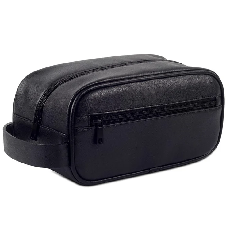 TRABELE TSN0125 Men's PU Leather Stylish Makeup Bag Storage Bag Traveling Accessory Toiletries