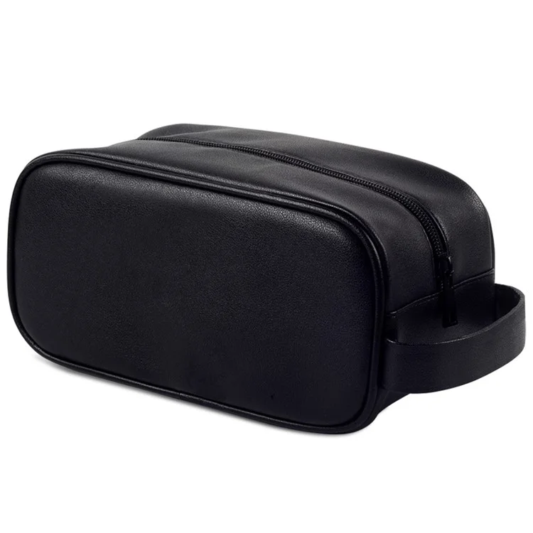 TRABELE TSN0125 Men's PU Leather Stylish Makeup Bag Storage Bag Traveling Accessory Toiletries