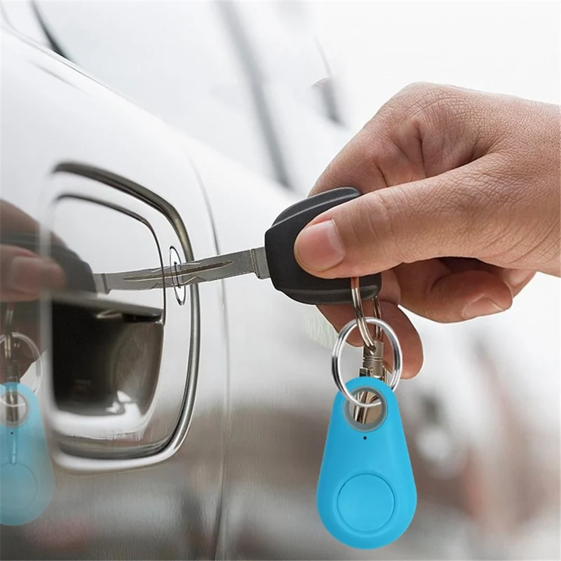 FD-01 Smart Bluetooth-compatible Item Locator Two-Way Finder Key Wallet Dog Tracker Anti-Lost Tag Alarm Reminder - Pink