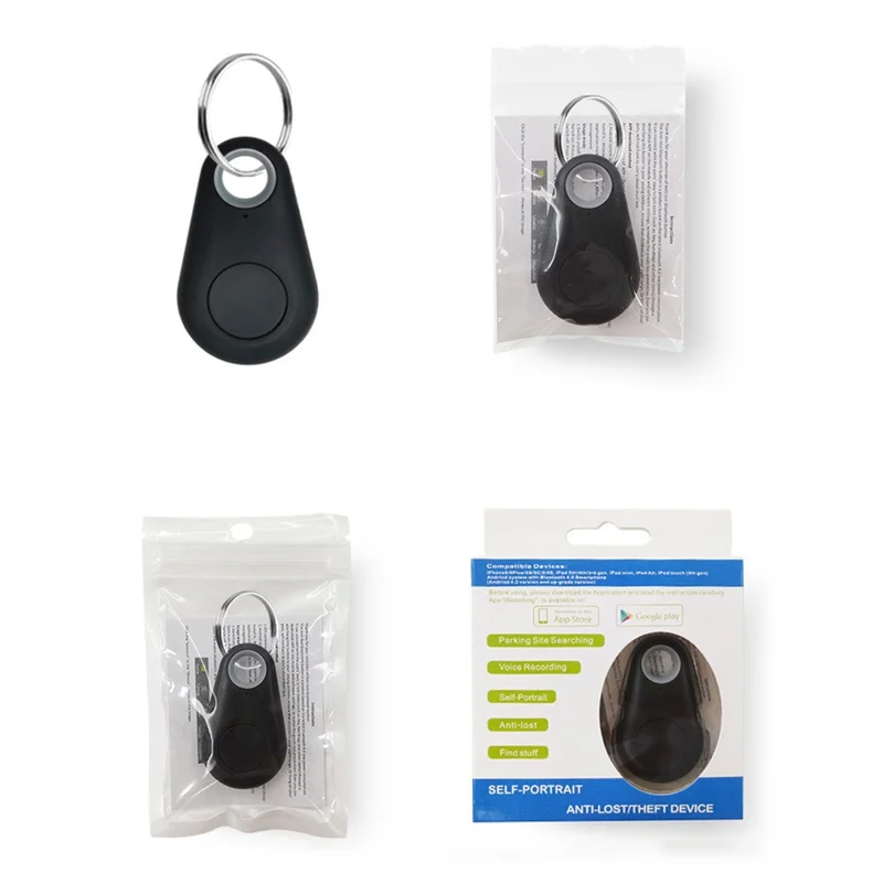 FD-01 Smart Bluetooth-compatible Item Locator Two-Way Finder Key Wallet Dog Tracker Anti-Lost Tag Alarm Reminder - Pink