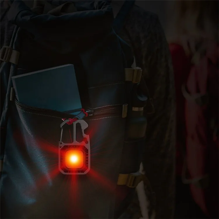 Lampe de poche portable mini rechargeable W5138 COB Lampe ouvre-bouteille Tournevis Lampe multifonctionnelle
