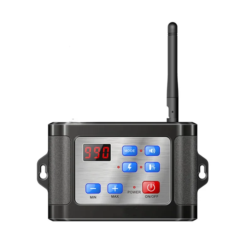 Sistema de cerca elétrica sem fio para cães 888, treinamento de animais de estimação, colar recarregável, 1 transmissor + 1 receptor - Plug EUA 