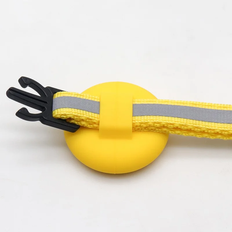 Anti-Scratch Silicone Case for AirTag Reflective Pet Collar GPS Tracker Cover with Bell, with Front Back Film Set - Red