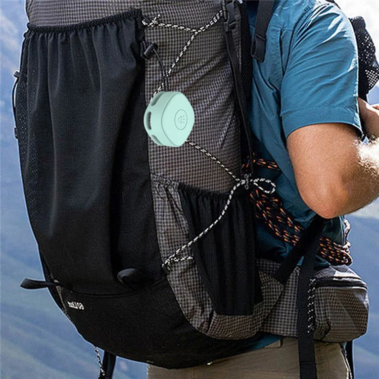 Kompatibel mit Samsung Galaxy SmartTag Bluetooth-Tracker Wasserdichte Silikonhülle Schutzhülle für Haustierhalsbänder - Schwärzlich-Grün