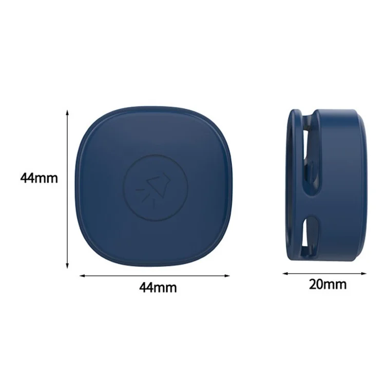 Kompatibel mit Samsung Galaxy SmartTag Bluetooth-Tracker Wasserdichte Silikonhülle Schutzhülle für Haustierhalsbänder - Schwärzlich-Grün
