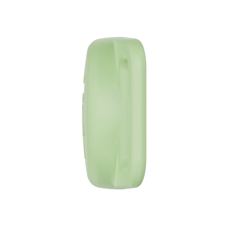 Dog Collar Holder for AirTag Waterproof Silicone GPS Tracker Cover Anti-Lost Locator Case - Green