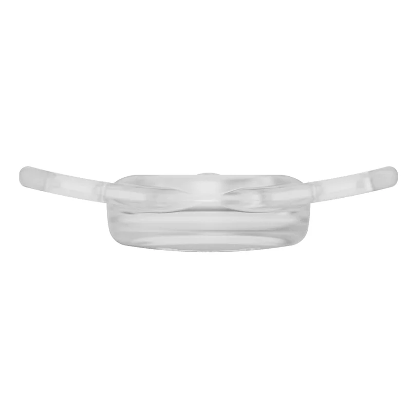 Dog Collar Holder for AirTag Waterproof Silicone GPS Tracker Cover Anti-Lost Locator Case - Transparent