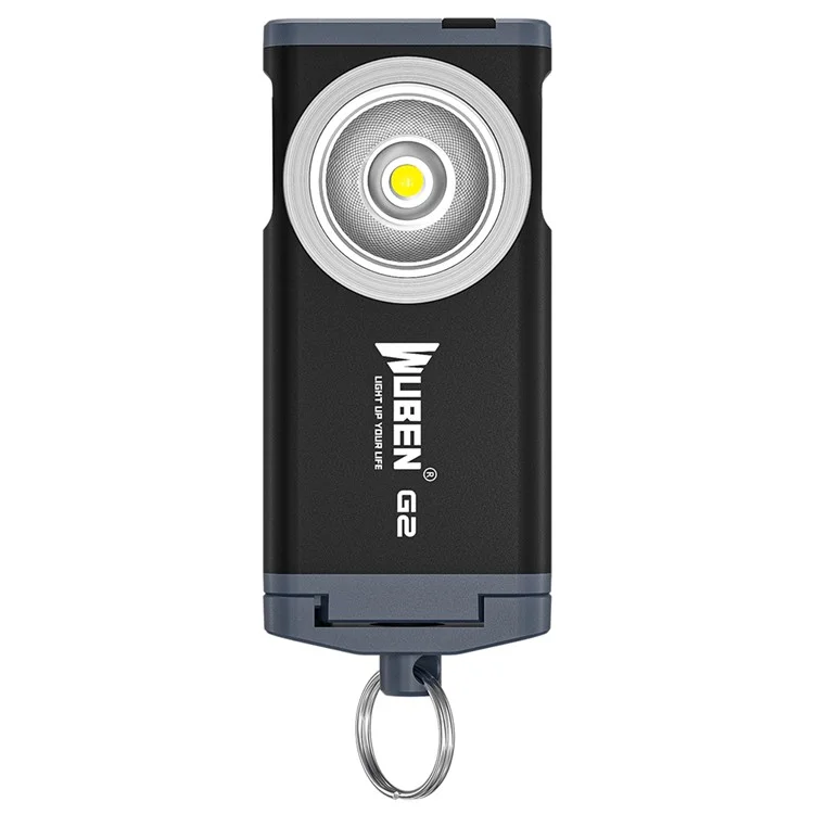 WUBEN G2 Lampe de poche forte Fonctionnement sur batterie Super Bright LED Light for Outdoor Camping - Noir