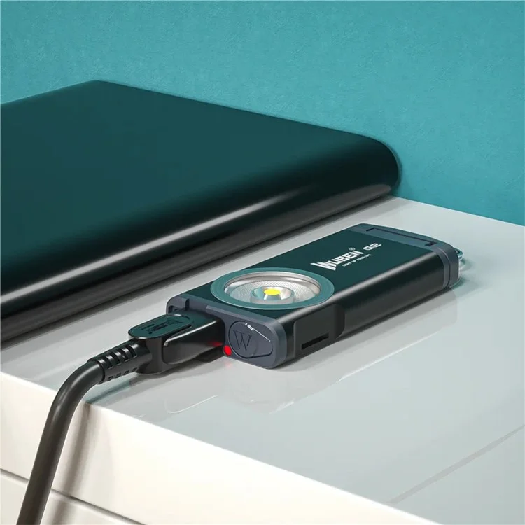 WUBEN G2 Lampe de poche forte Fonctionnement sur batterie Super Bright LED Light for Outdoor Camping - Noir
