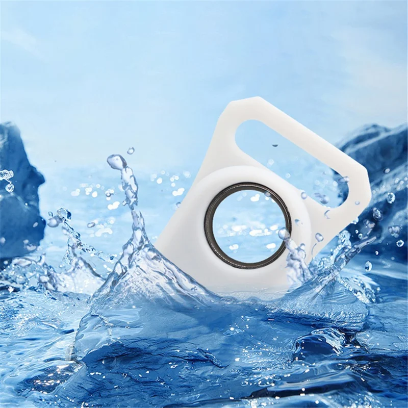 Pet Collar Tracker Silicone Case for Samsung Galaxy SmartTag2 Shockproof Cover - Purple