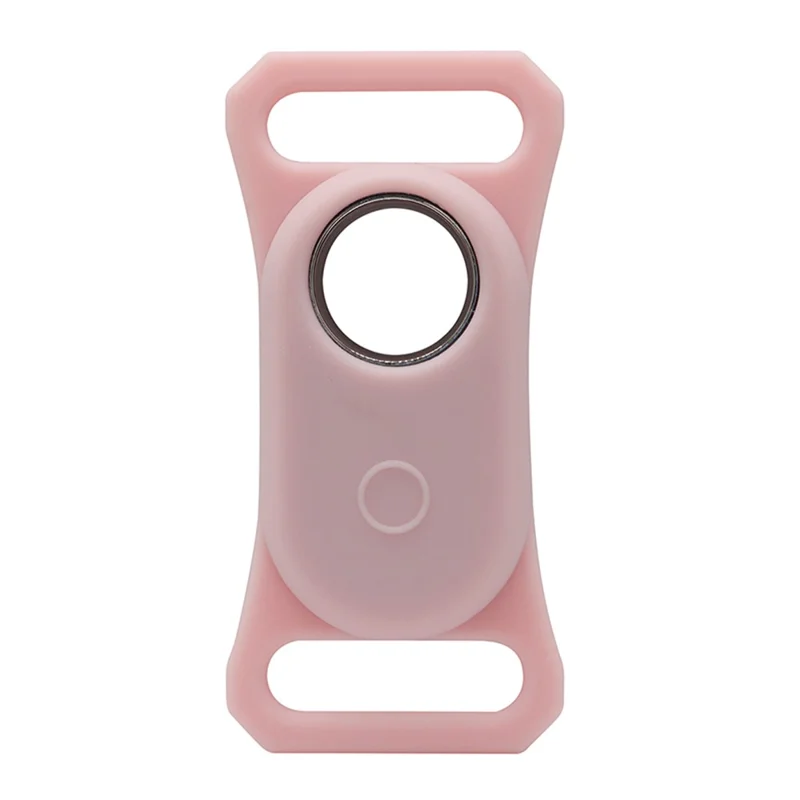 Pet Collar Tracker Silicone Case for Samsung Galaxy SmartTag2 Shockproof Cover - Pink
