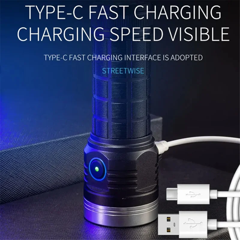W5185 Multi-Functional Camping Fishing Light High Brightness Long Life 8-LED Flashlight Built-In Battery