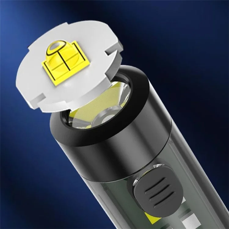 MNS2 Mini Flashlight Multi Light Modes Outdoor Camping Hiking Torch with Keychain