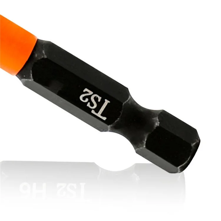 10 embouts de tournevis hexagonaux de 50 mm H3 TS2 en acier magnétique pour tournevis et perceuses électriques
