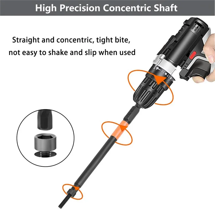 10PCS Hex Screwdriver Bit Set 100mm H5 TS2 Steel Magnetic Drill Bit for Electric Drill Screwdrivers