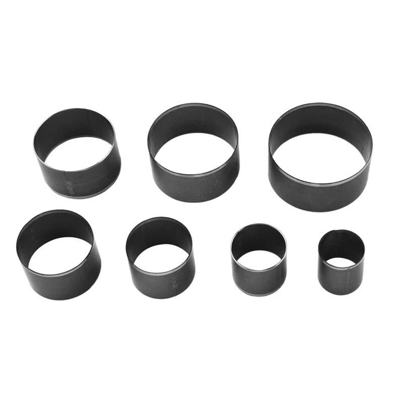7-teiliges 20-50mm DIY Leder-Handwerks-Stanzwerkzeug-Set mit Rundlochstanzer und Gürtelendenschneider