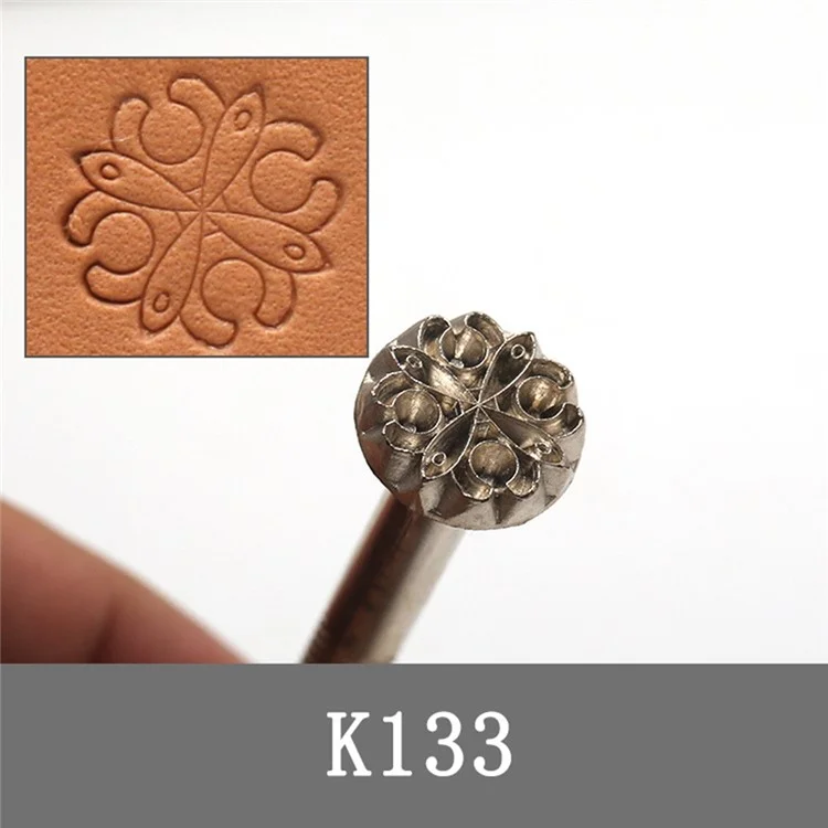 15-teiliges DIY Leder Stanzwerkzeug Set Edelstahl Lederbearbeitungs Präge- und Gravurwerkzeug Kit