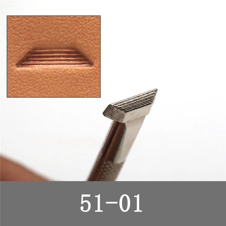15-teiliges DIY Leder Stanzwerkzeug Set Edelstahl Lederbearbeitungs Präge- und Gravurwerkzeug Kit