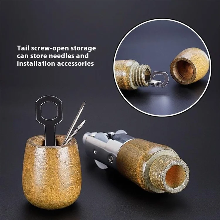 Кожаный инструмент для шитья DIY Набор для кожевенного ремесла: Седла, парусиновые туфли, швейный комплект с иглами и линией