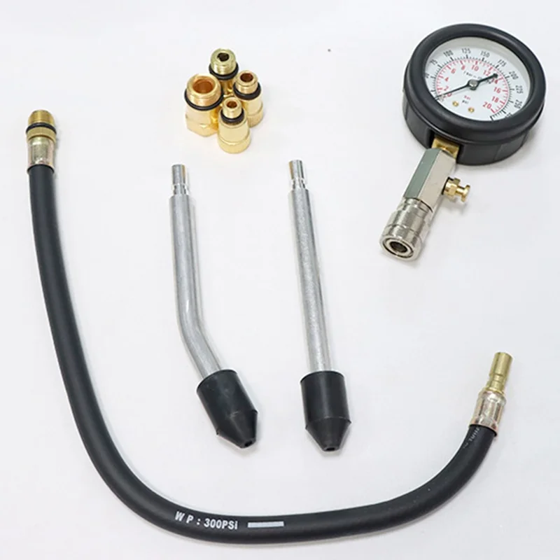 Kit professionale di tester di compressione del cilindro del motore per auto e moto