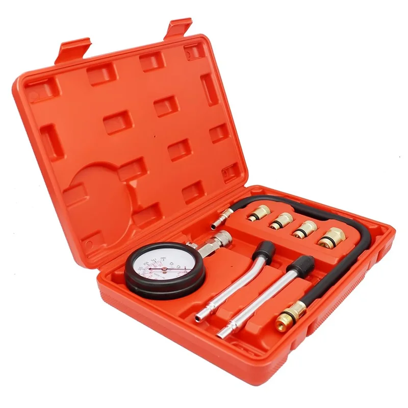 Kit professionale di tester di compressione del cilindro del motore per auto e moto