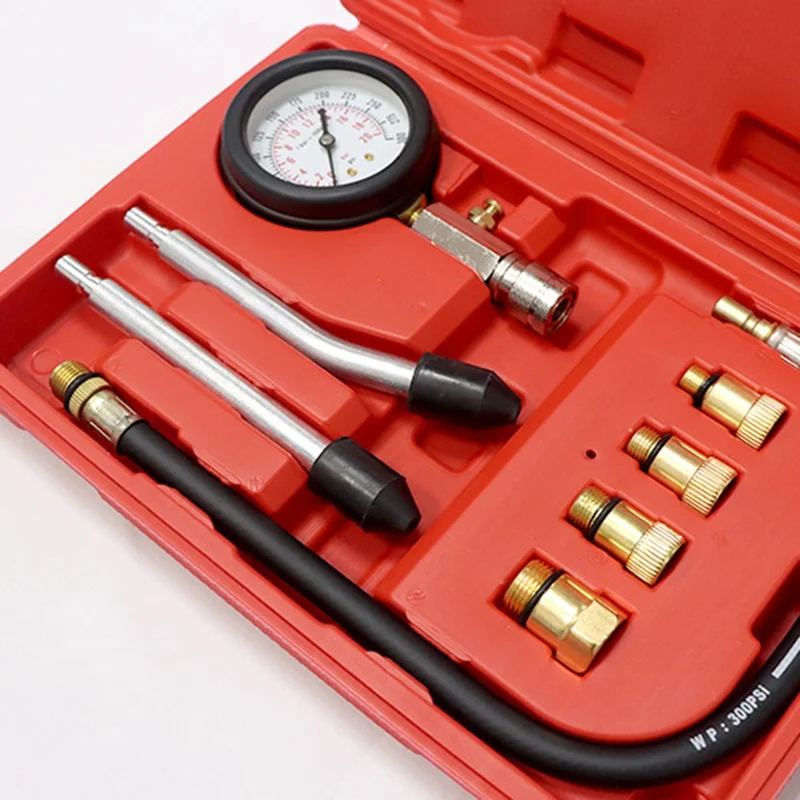 Kit professionale di tester di compressione del cilindro del motore per auto e moto