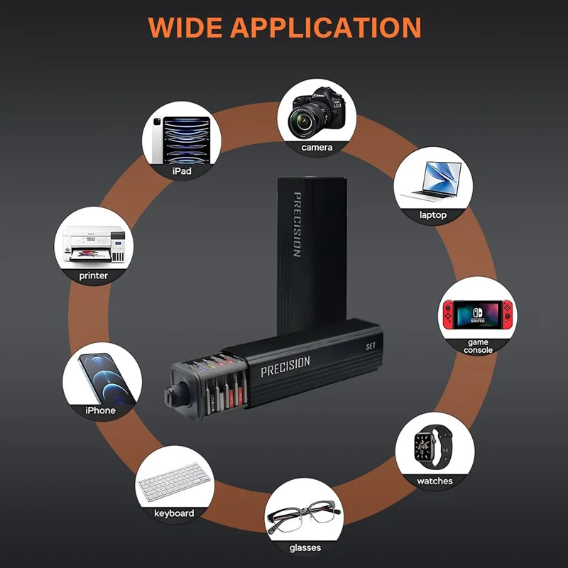 52 in 1 Electric Precision Screwdriver Set 5-Gear Adjustable Multifunctional Tool for Home Use