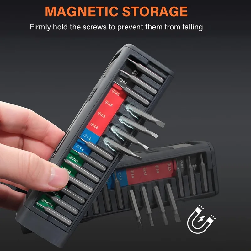 52 in 1 Electric Precision Screwdriver Set 5-Gear Adjustable Multifunctional Tool for Home Use