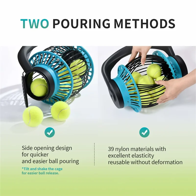 6L Large Capacity Nut Collector Rubber Roller Ergonomic Gathering Tool with Adjustable Aluminum Telescopic Pole for Nuts Soft Toy Balls