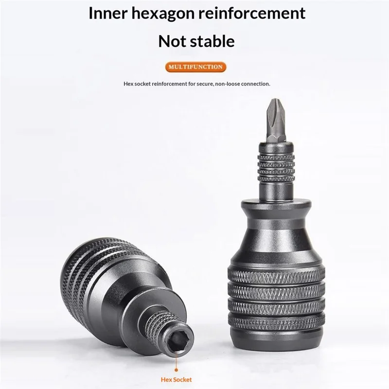 7 in 1 Aluminum Alloy Screwdriver Set Multifunctional Repair Tool Kit with 7 Bits for Home Appliance  /  Electronics  /  Furniture