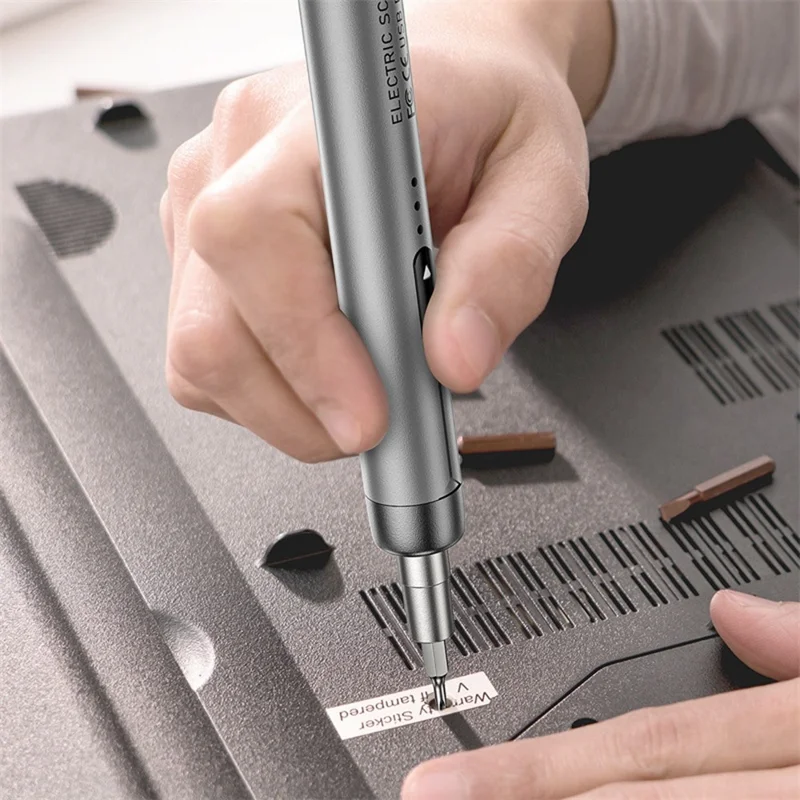46 in 1 Precision Electric Screwdriver Set Rechargeable Cordless Torque Tool Kit for Mobile Cell computer Repair - Grey