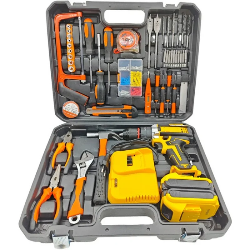 3 in 1 21V Cordless Drill Set 300W Power Tool Kit Electric Screwdriver Hand Tool for Home DIY