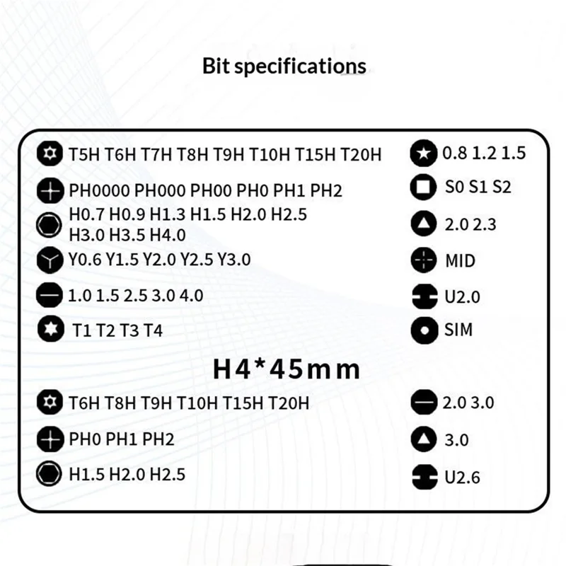 68 in 1 Electric Screwdriver LED Display 5-Speed Torque Magnetic Charging Precision Repair Tool for Phone Computer