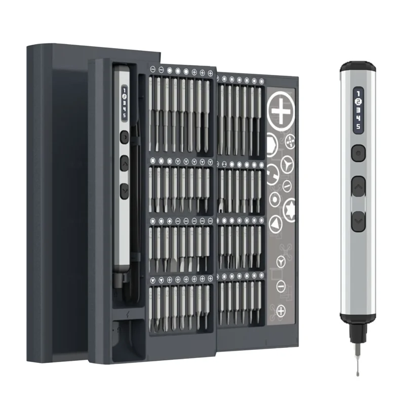 68 in 1 Electric Screwdriver LED Display 5-Speed Torque Magnetic Charging Precision Repair Tool for Phone Computer
